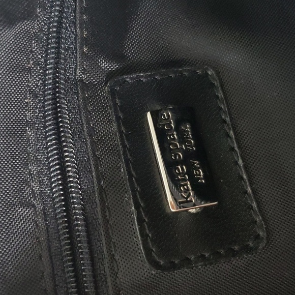 Kate spade new york vintage baguette purse cream beige and black shoulder bag - Picture 6 of 12